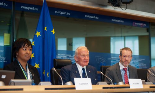 Dr. Mae Jemison, Founder of 100 Year Starship; Dr. Buzz Aldrin; Sean Kelly, MEP